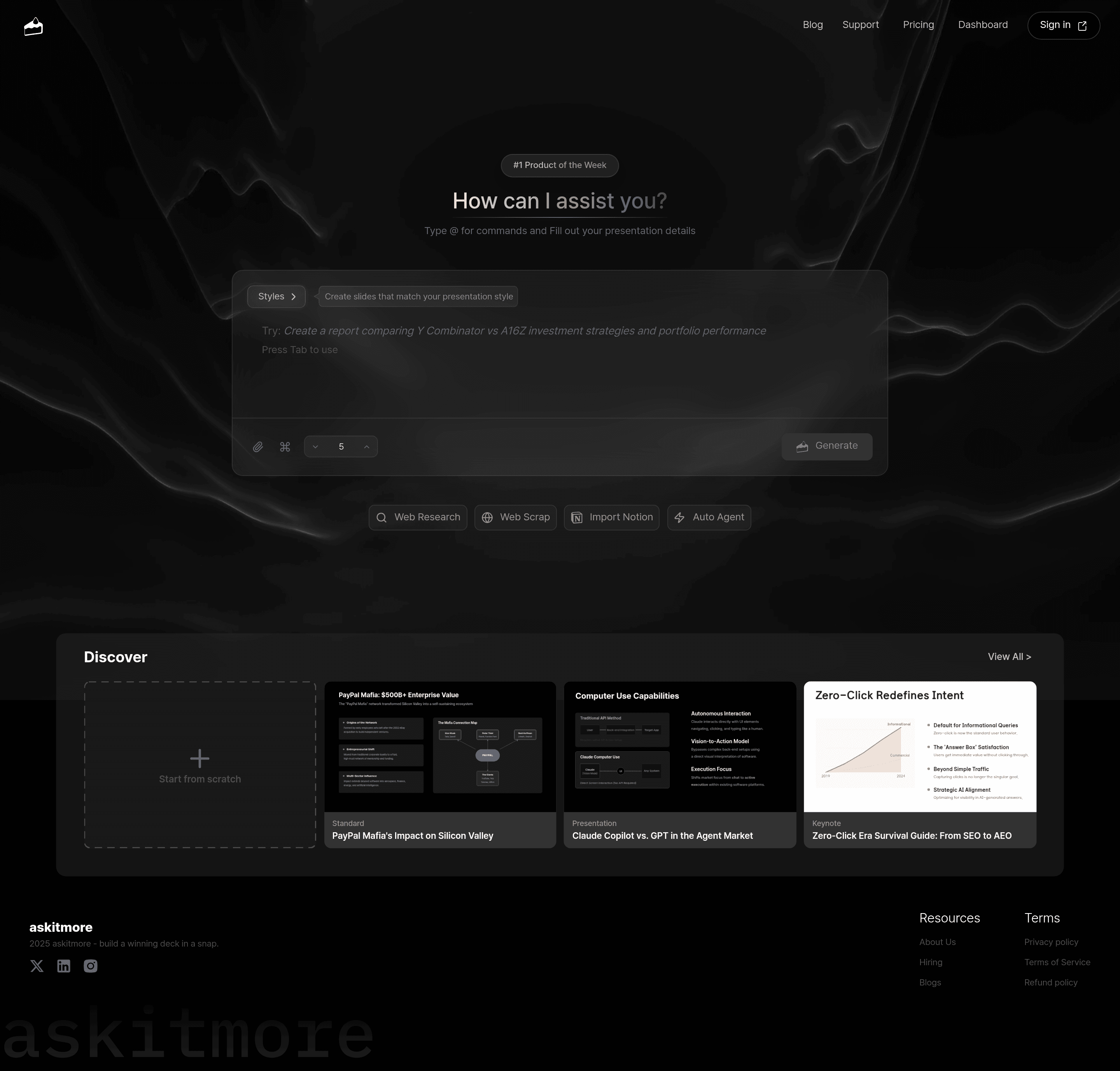 Snapdeck landing page screenshot